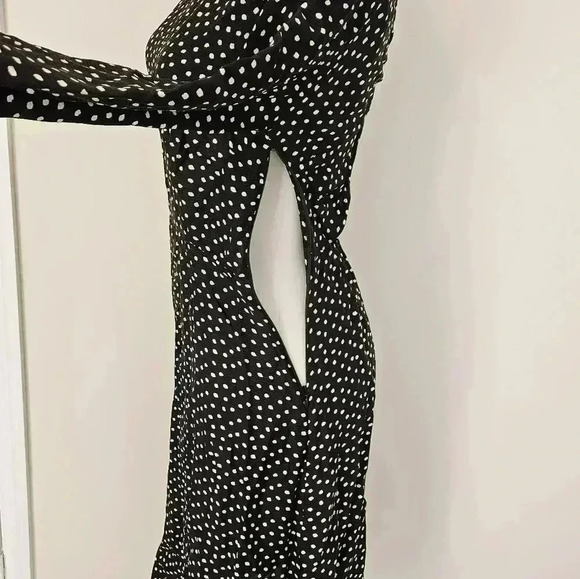 Anthropologie Agatha Polka-Dot Midi Dress Size 2 - Picture 7 of 15